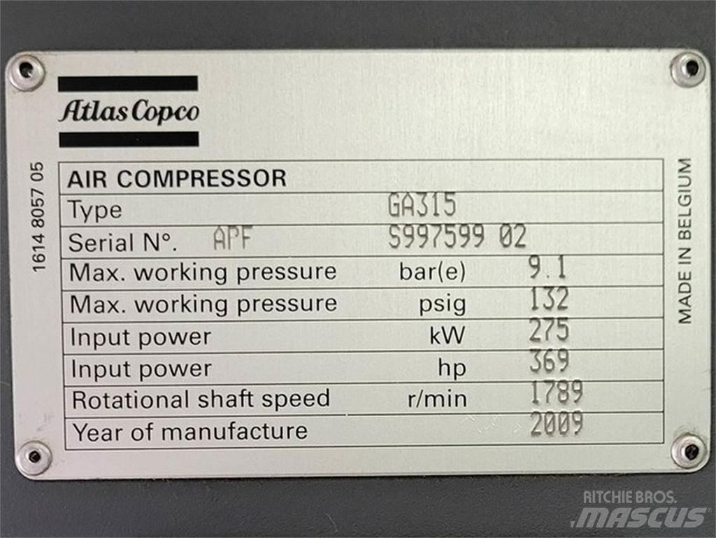 Atlas Copco GA315 Компресори