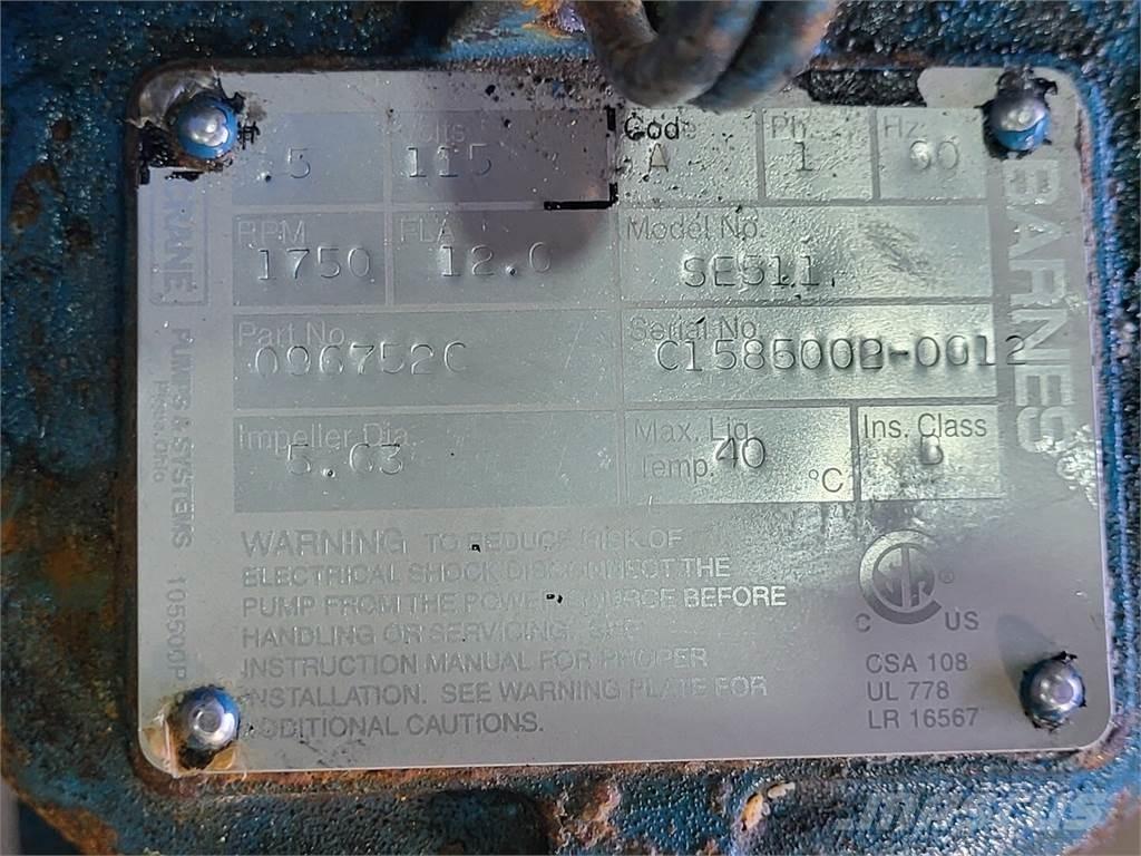  BARNES SE511 Водни помпи
