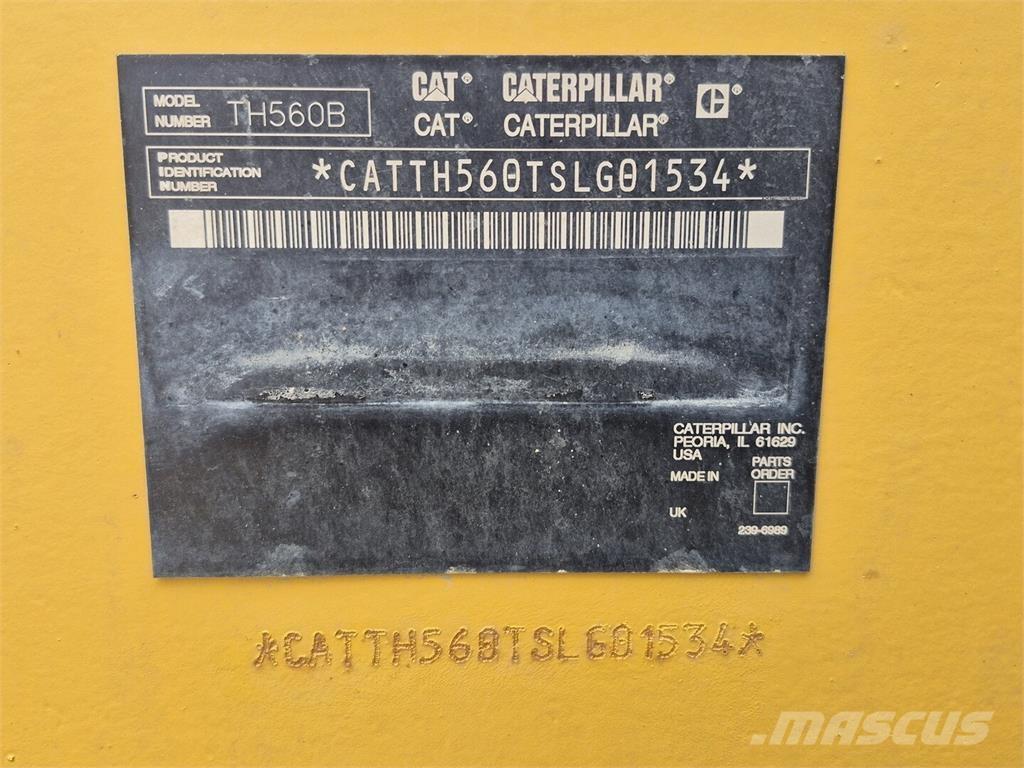 CAT TH560B Телескопични товарачи за селското стопанство