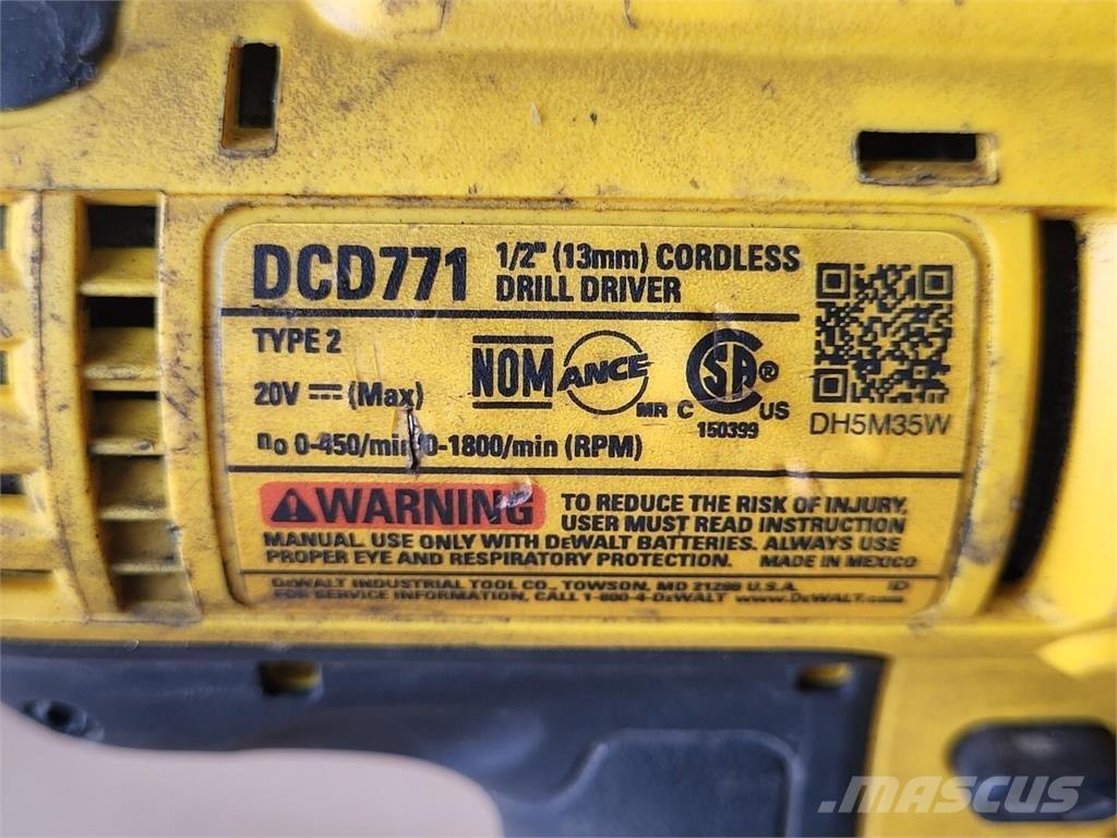DeWalt DCD771 Строителство - Други
