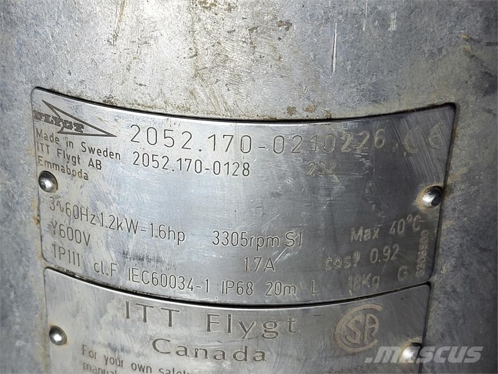 Flygt 2052.170-0128 Водни помпи
