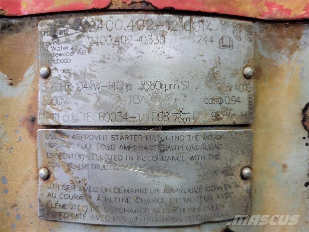 Flygt 2400.402 Водни помпи
