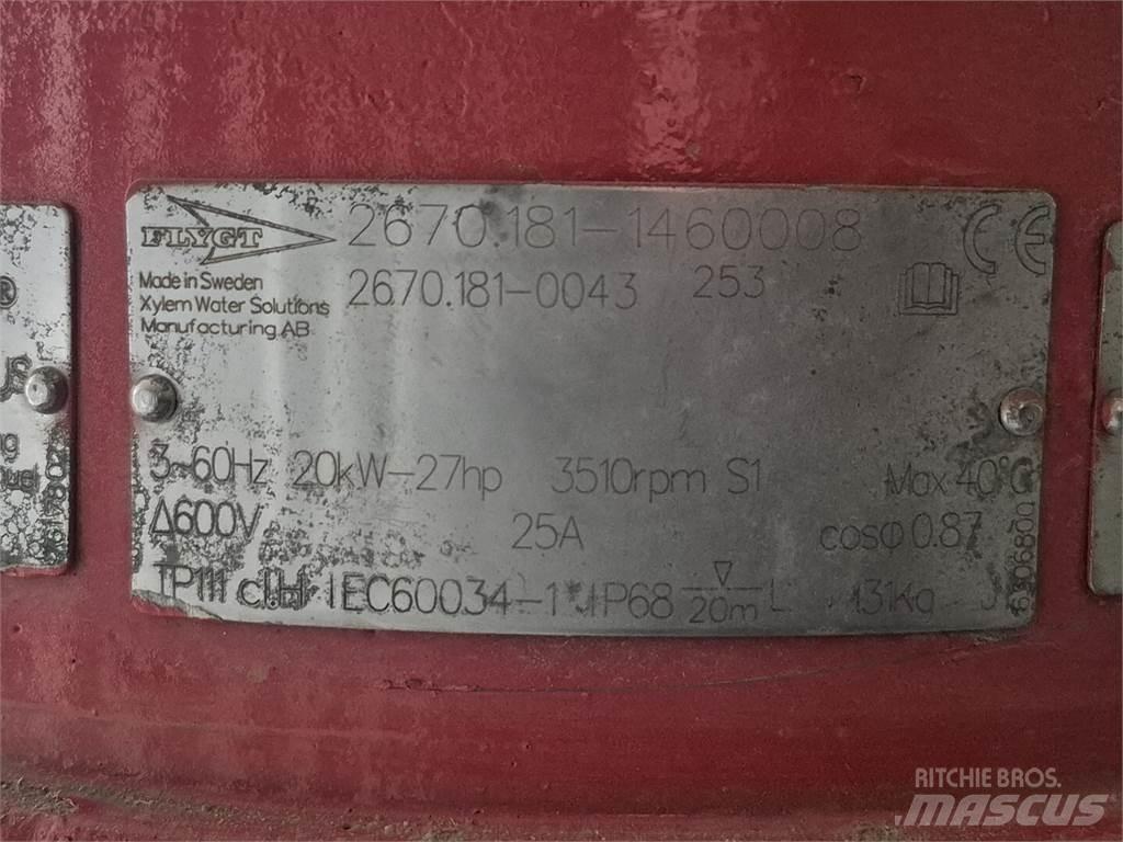 Flygt 2670.181-0043 Водни помпи
