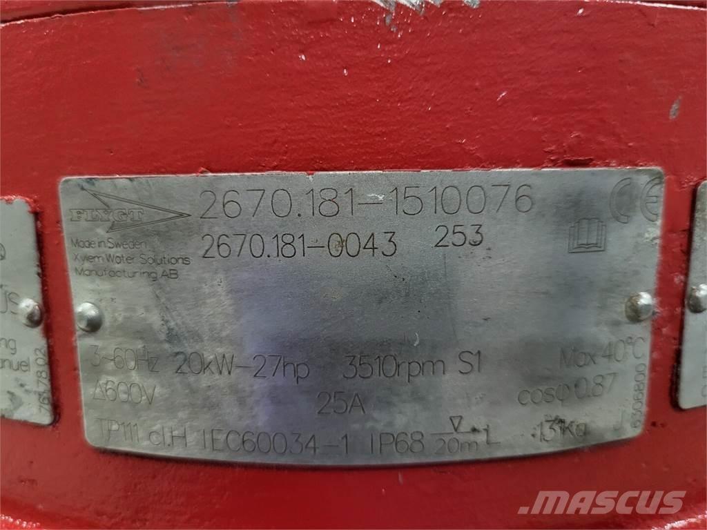 Flygt 2670.181-0043 Водни помпи
