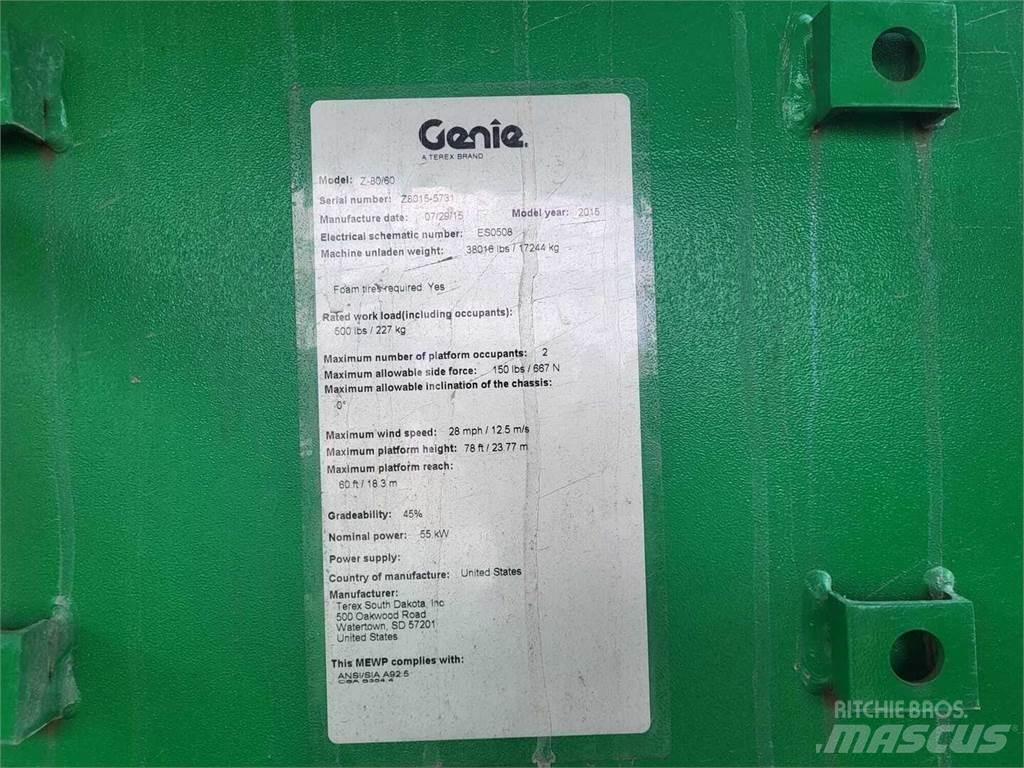 Genie Z-80/60 Съчленени стрелови подемници