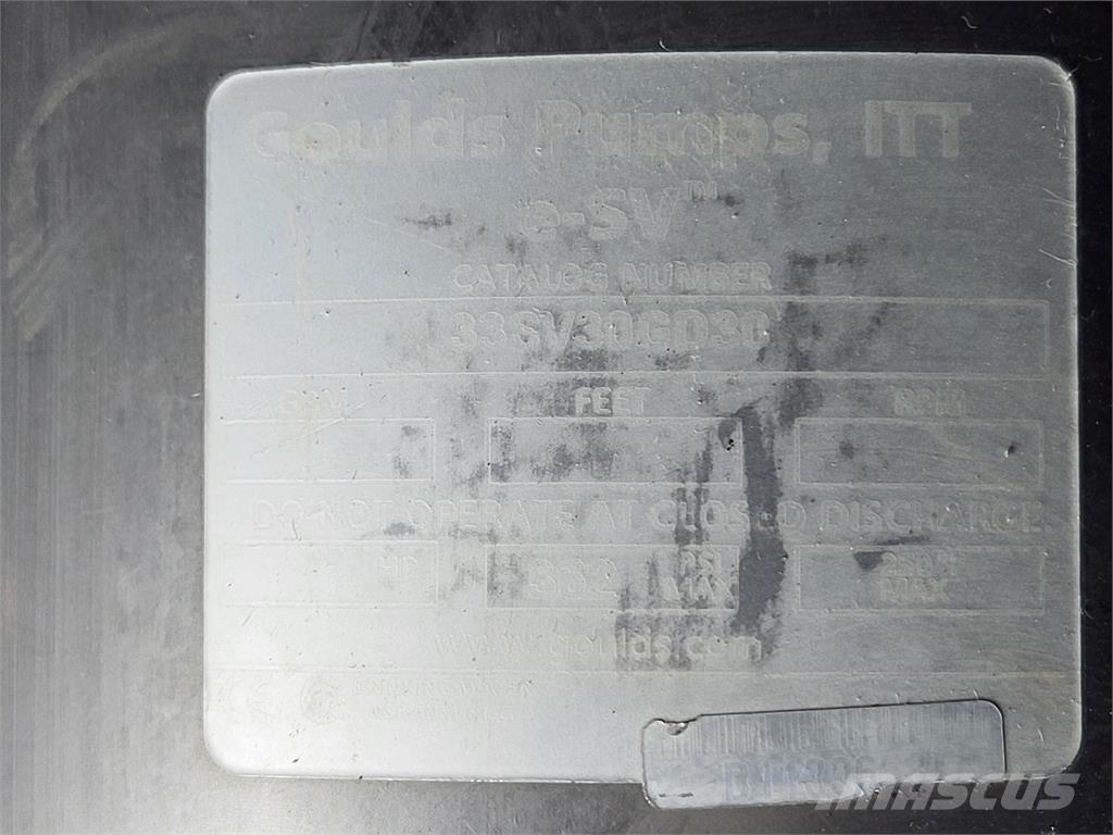  GOULDS 33SV30GD30 Водни помпи
