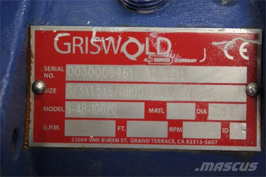  GRISWOLD S-AB-10020 Водни помпи
