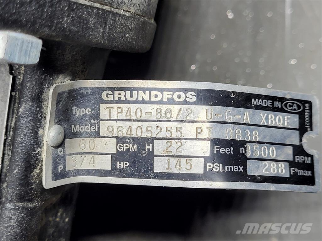 Grundfos 96405255 Водни помпи
