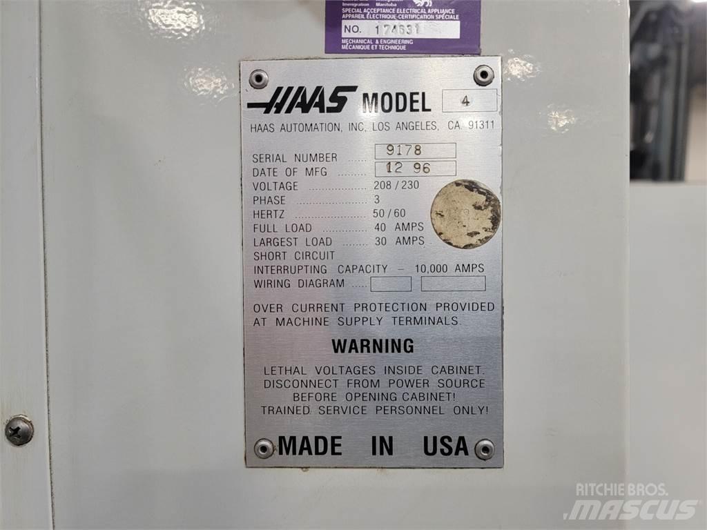 Haas VF-4 Строителство - Други
