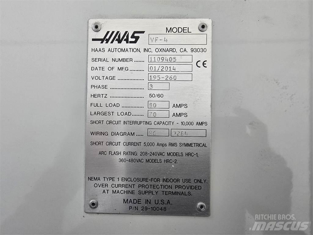 Haas VF-4 Строителство - Други