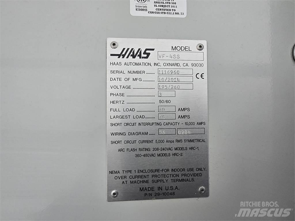 Haas VF-4SS Строителство - Други