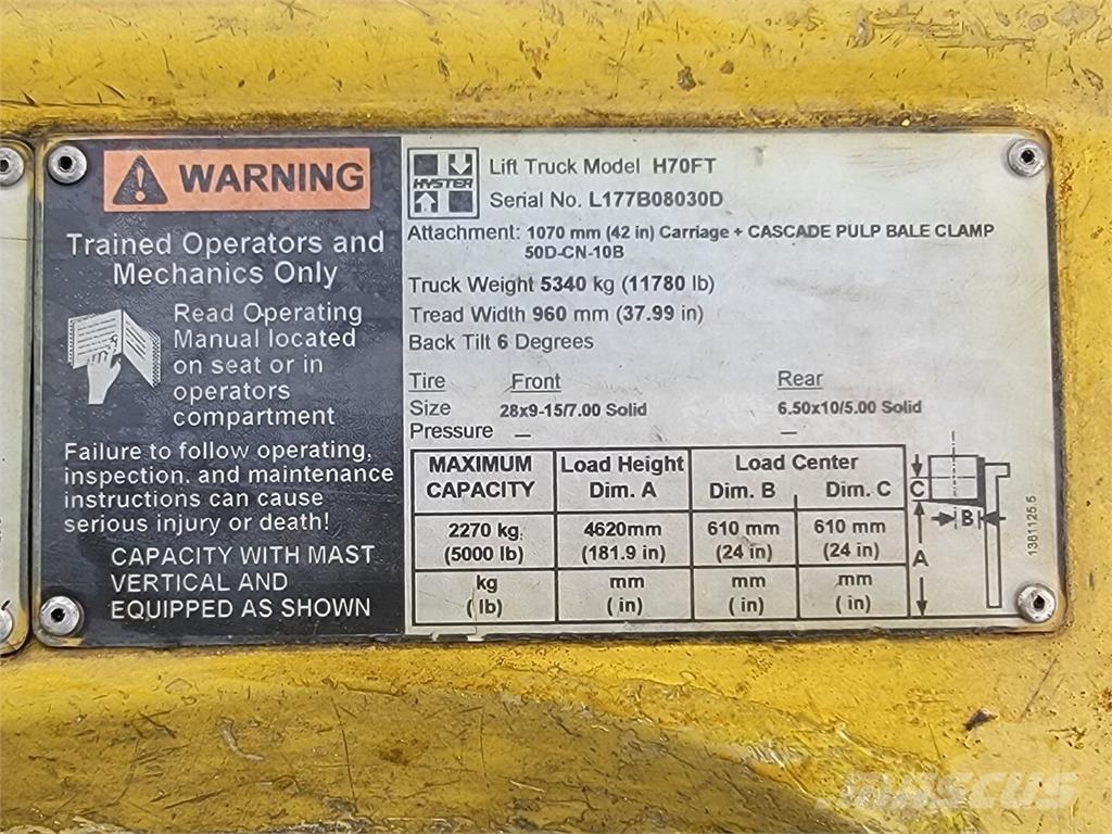Hyster H70FT Строителство - Други
