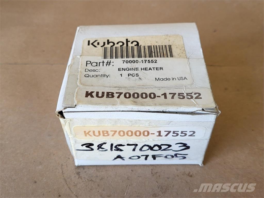 Kubota 70000-17552 Двигатели