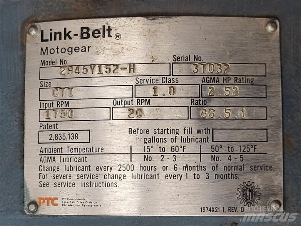 Link-Belt 2945Y152-H Строителство - Други