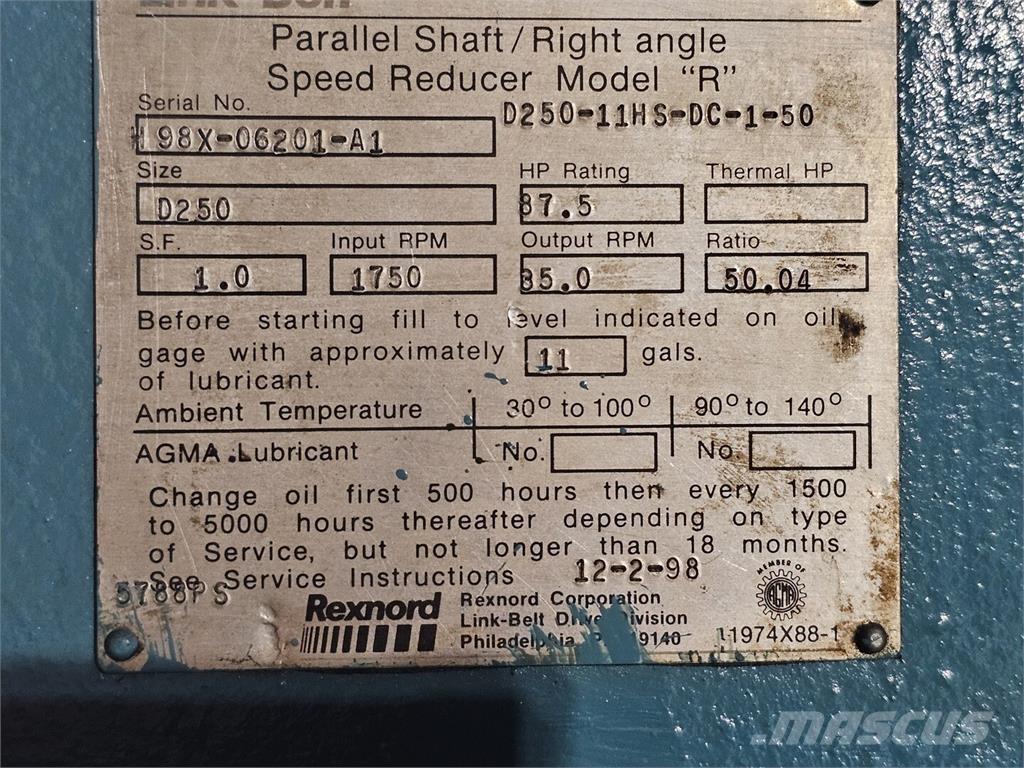 Link-Belt D250 Строителство - Други