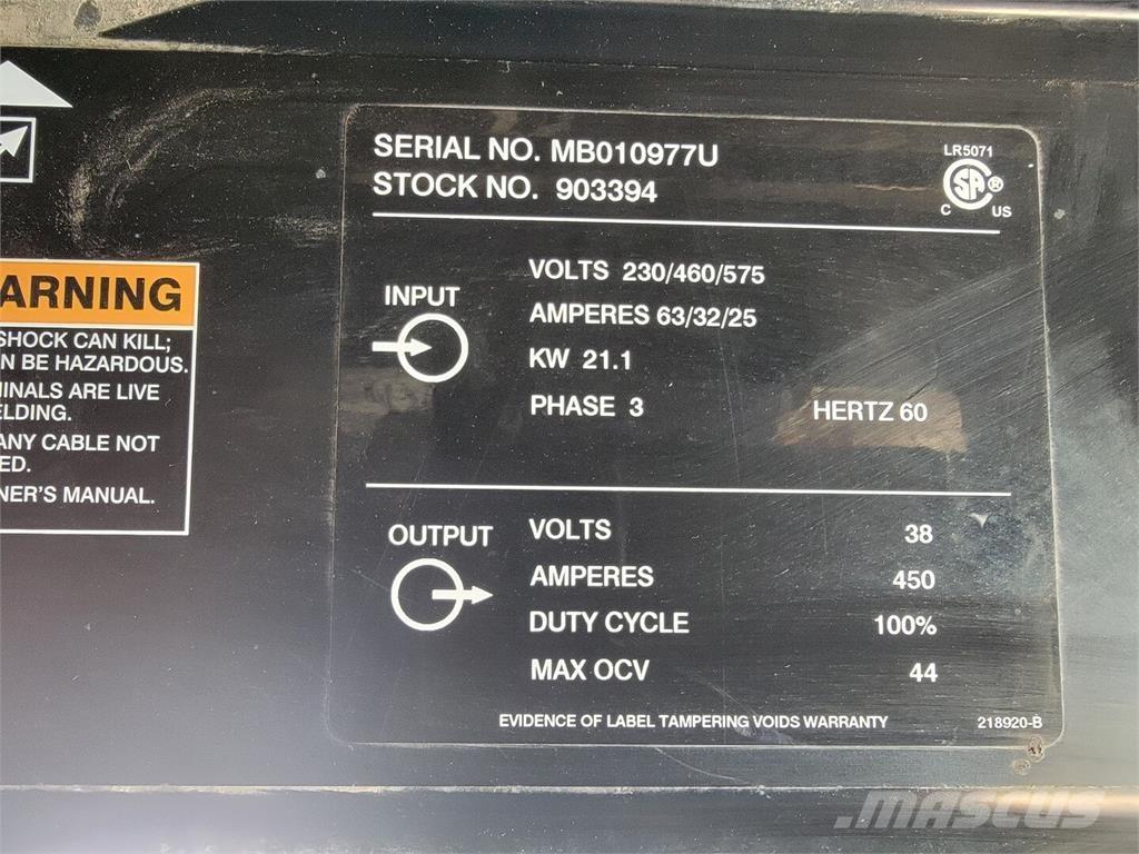 Miller Deltaweld 452 Заваряващи машини