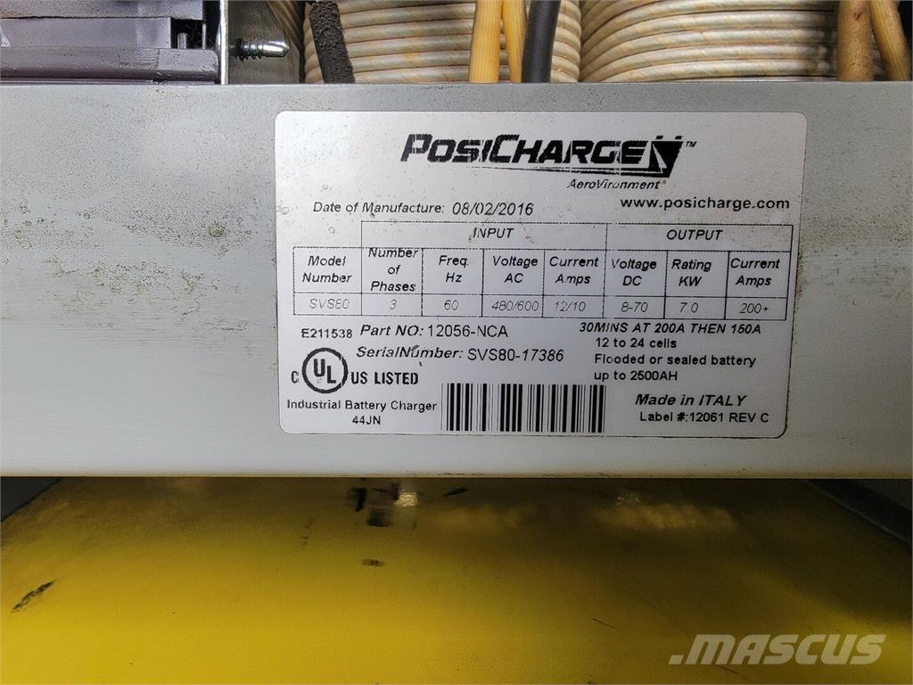 POSICHARGE SVS80 Товарещи устройства