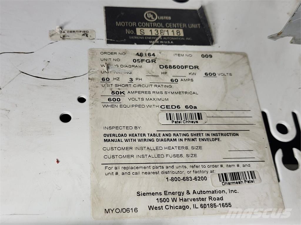 Siemens CED63B060 Строителство - Други