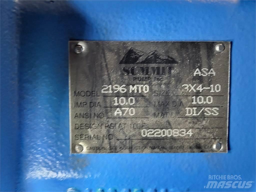  SUMMIT PUMP 2196MTO Аксесоари и резервни части за пробивни машини