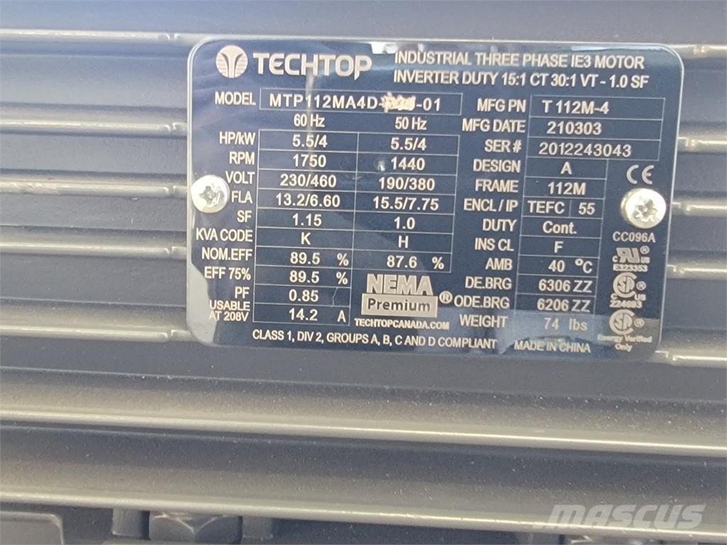  TECHTOP MTP112MA4D Индустриални двигатели