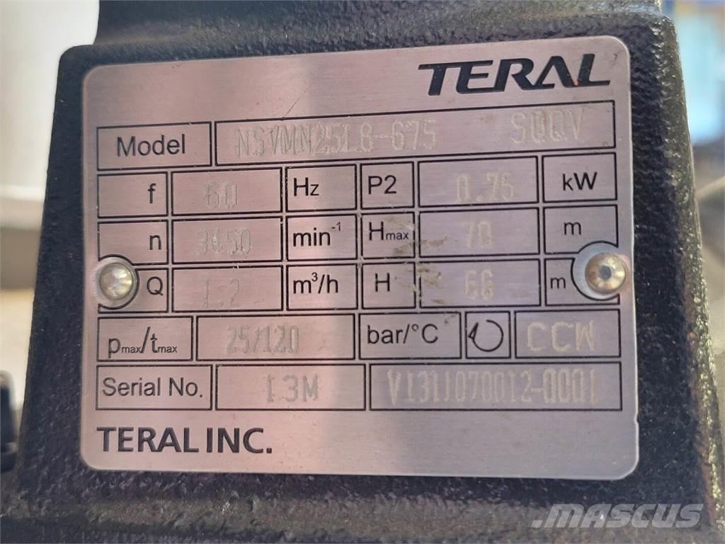  TERAL NSVMN25L8-675 Водни помпи
