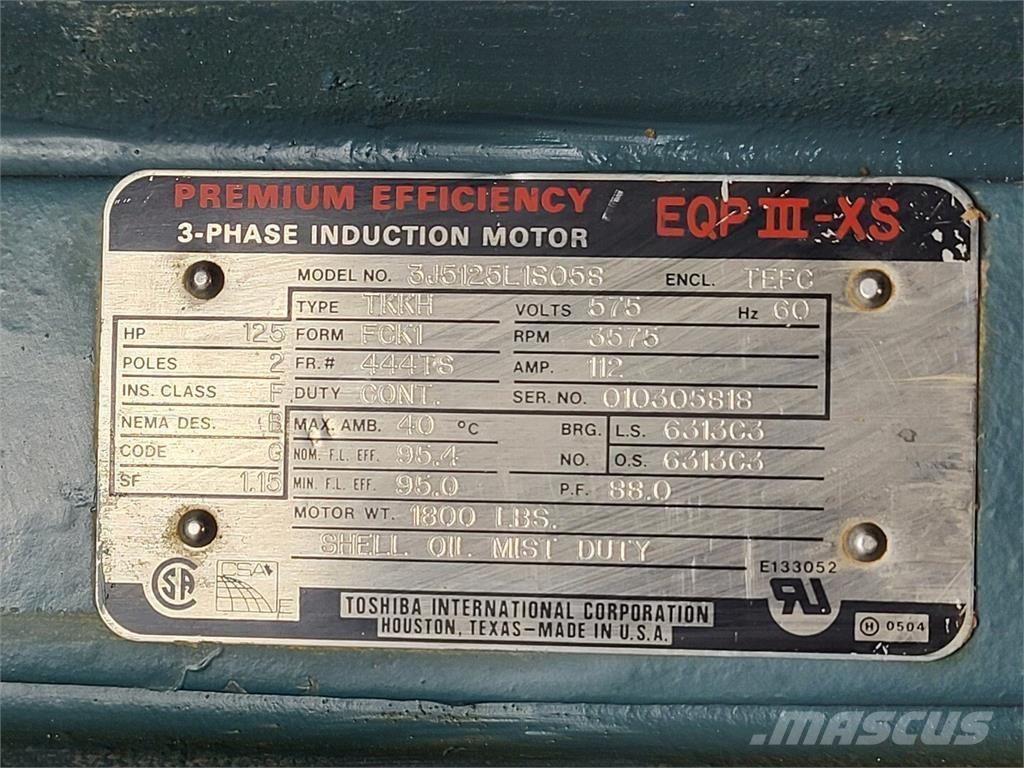  TOSHIBA 3J5125L1S058 Индустриални двигатели