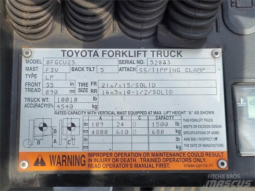 Toyota 8FGCU25 Строителство - Други