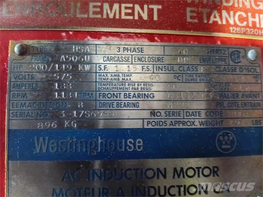 Westinghouse HSA Индустриални двигатели