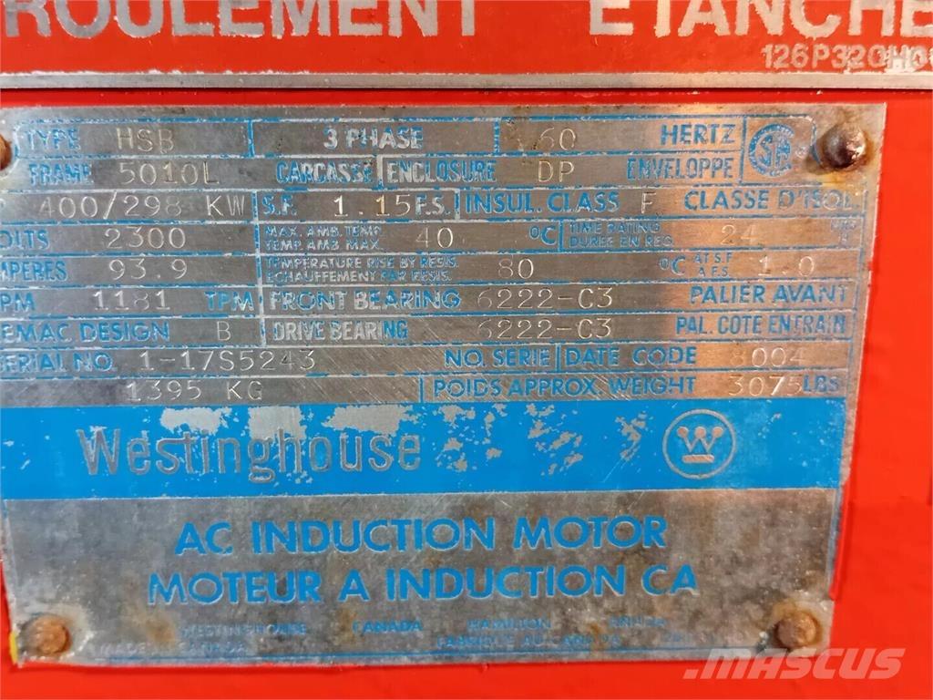 Westinghouse HSB Индустриални двигатели