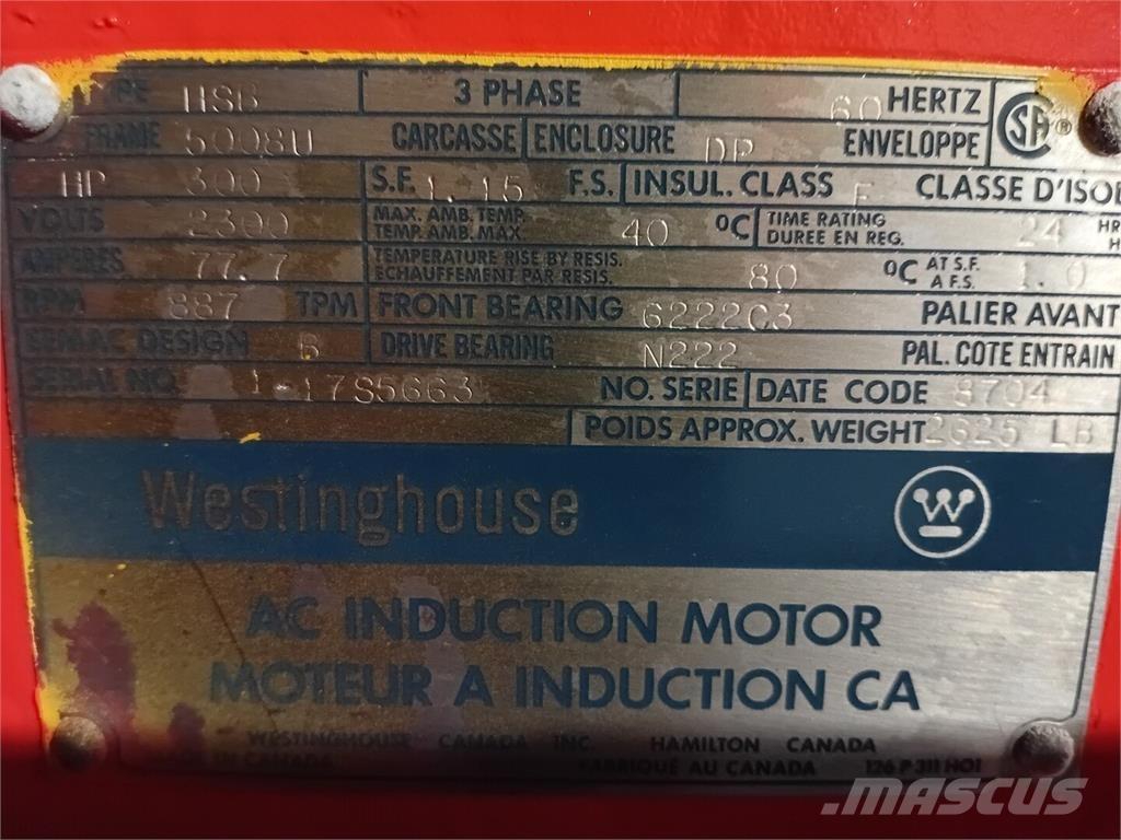 Westinghouse HSB Индустриални двигатели