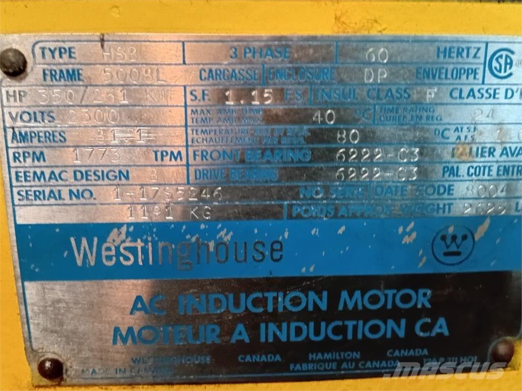 Westinghouse HSB Индустриални двигатели