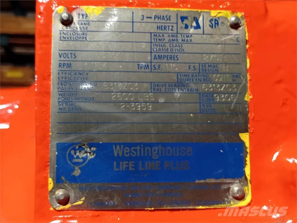 Westinghouse HSBN Индустриални двигатели