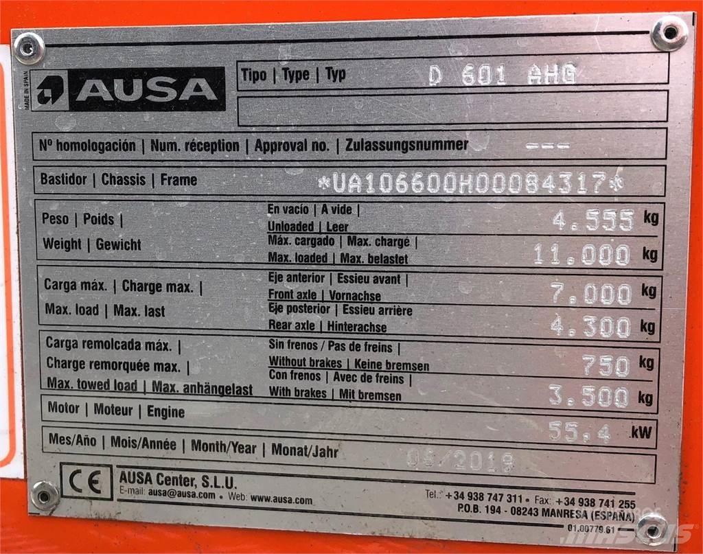 Ausa D601AHG Странични самосвали