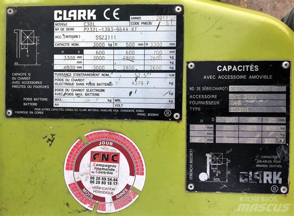 Clark C30L Вилични кари-повдигачи - други