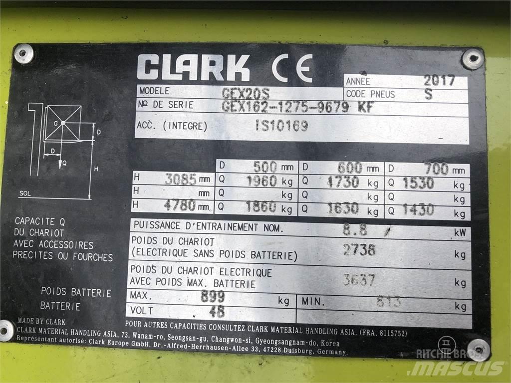 Clark GEX20S Вилични кари-повдигачи - други