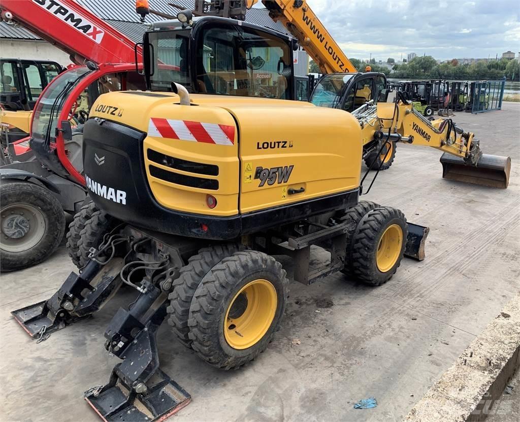 Yanmar B95W Колесни екскаватори