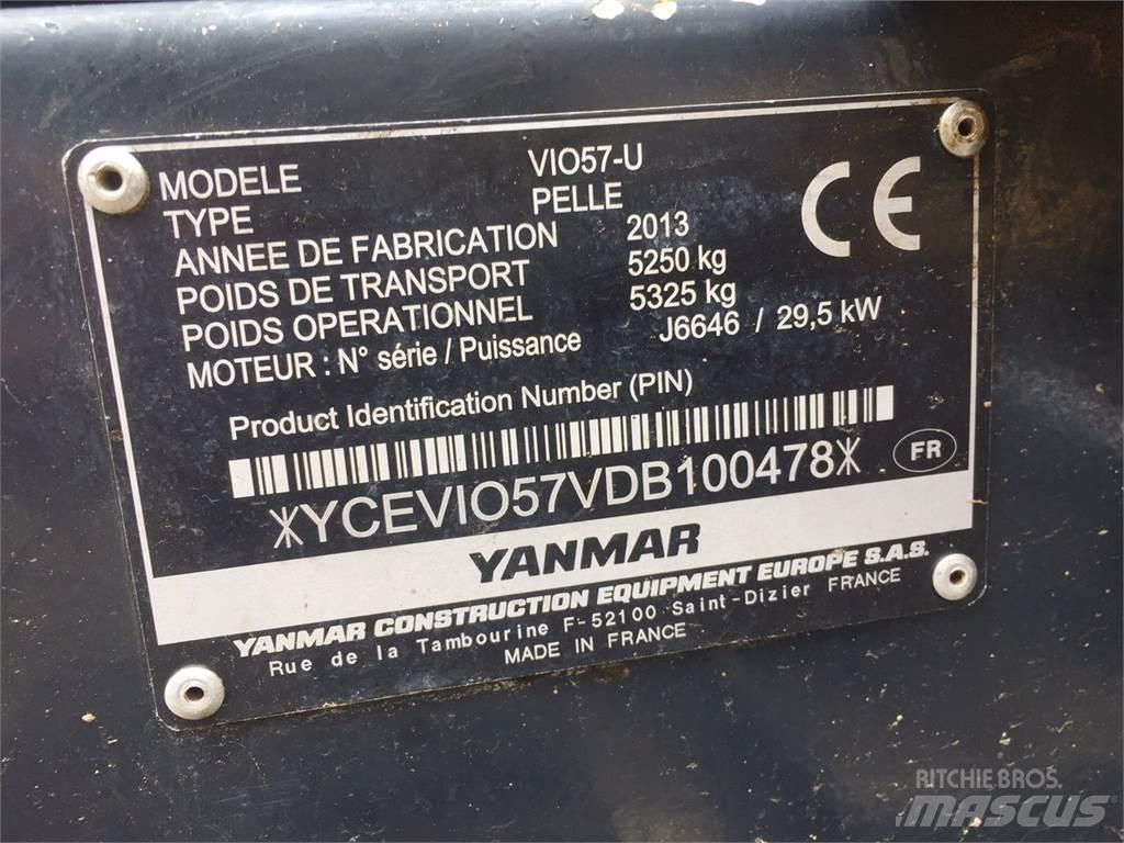 Yanmar VIO57 Мини екскаватори < 7 т