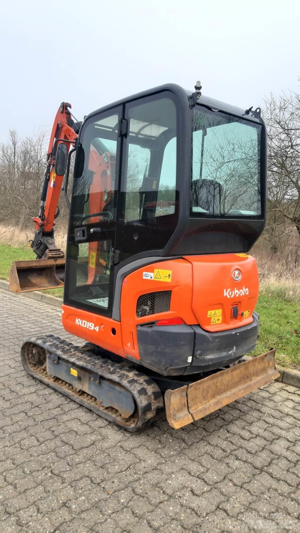 Kubota KX019-4 Мини екскаватори < 7 т