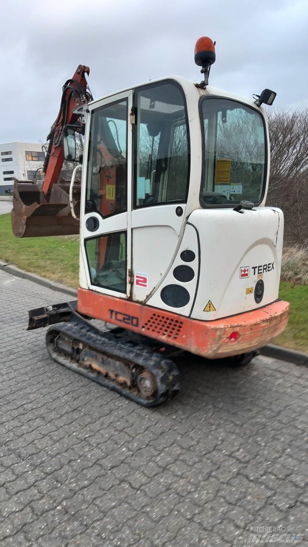 Terex TC20 Мини екскаватори < 7 т