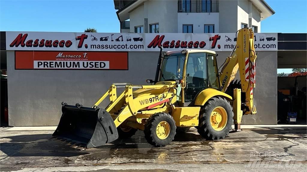 Komatsu WB97R Товарач със заден ексватор
