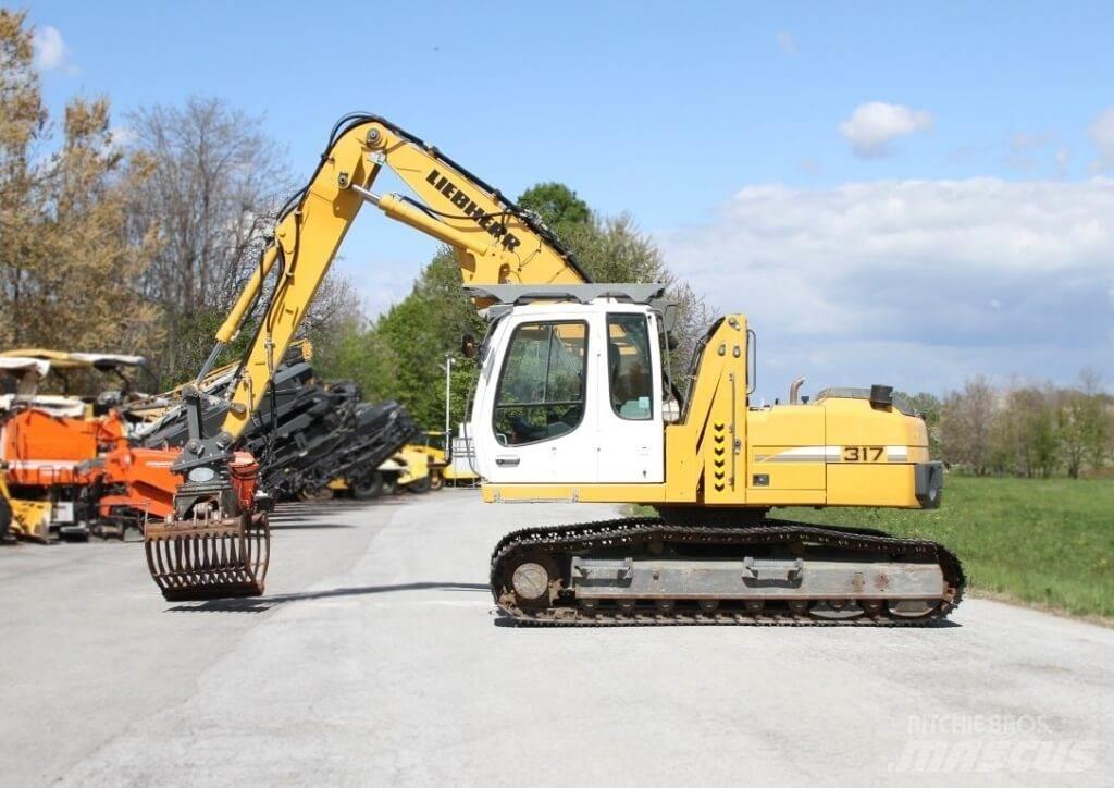 Liebherr R317 Litronic Колесни екскаватори