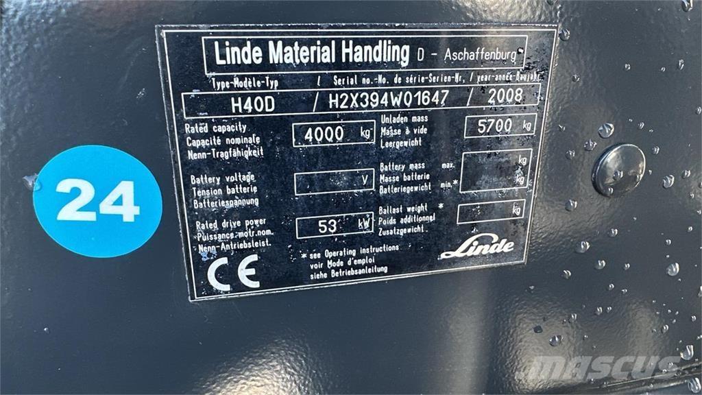 Linde H40D Дизелови камиони