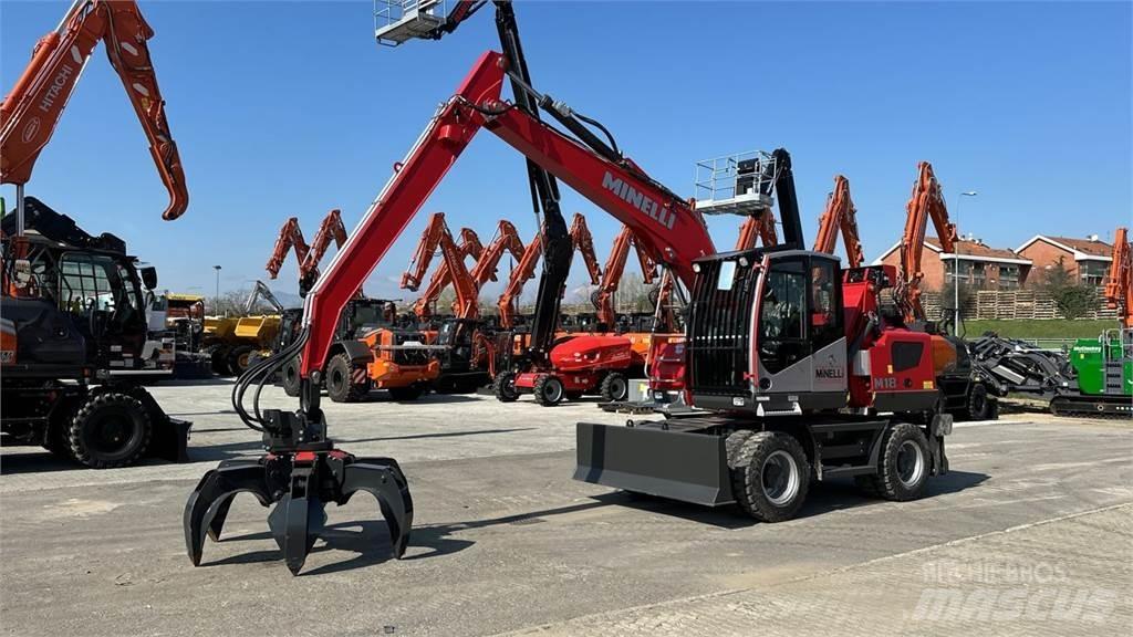 Minelli M18 Колесни екскаватори