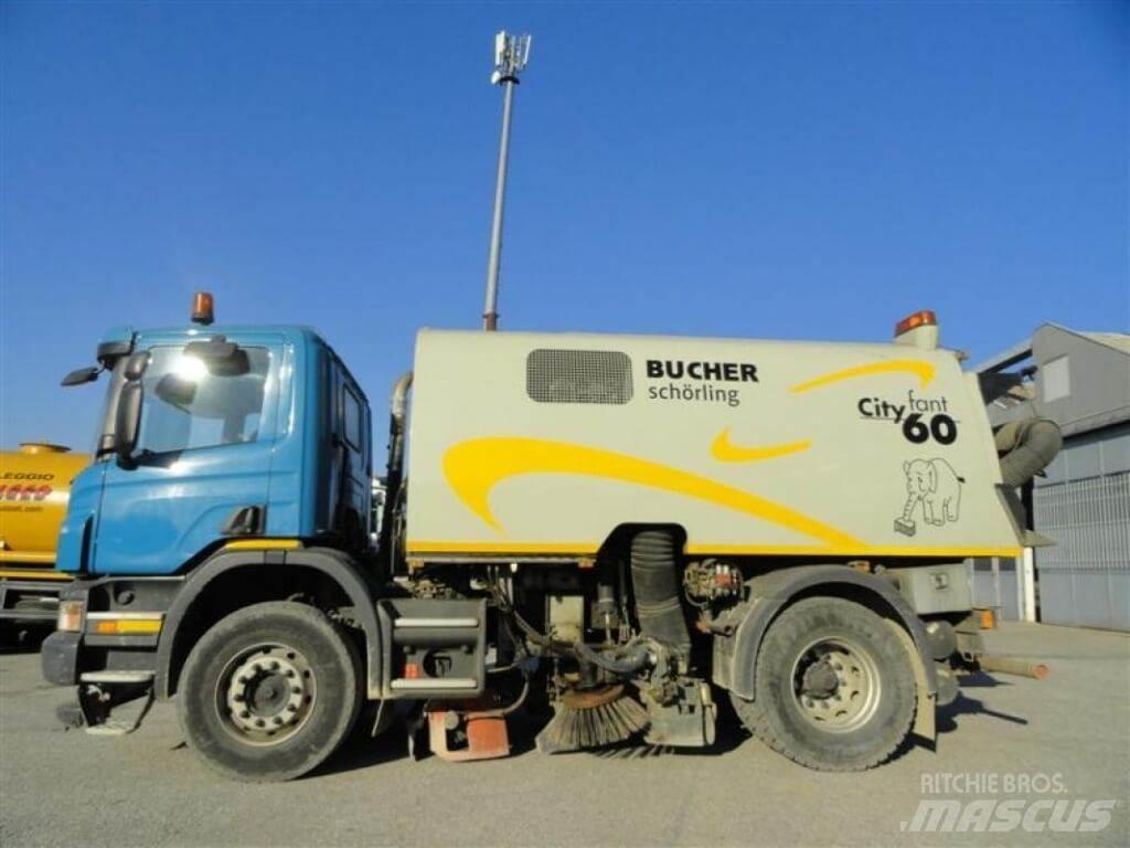Scania P 230 Bucher Камиони за почистване
