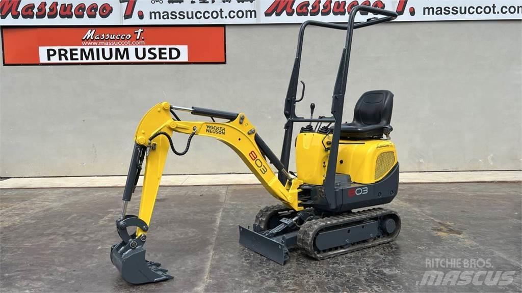 Wacker Neuson 803 Мини екскаватори < 7 т