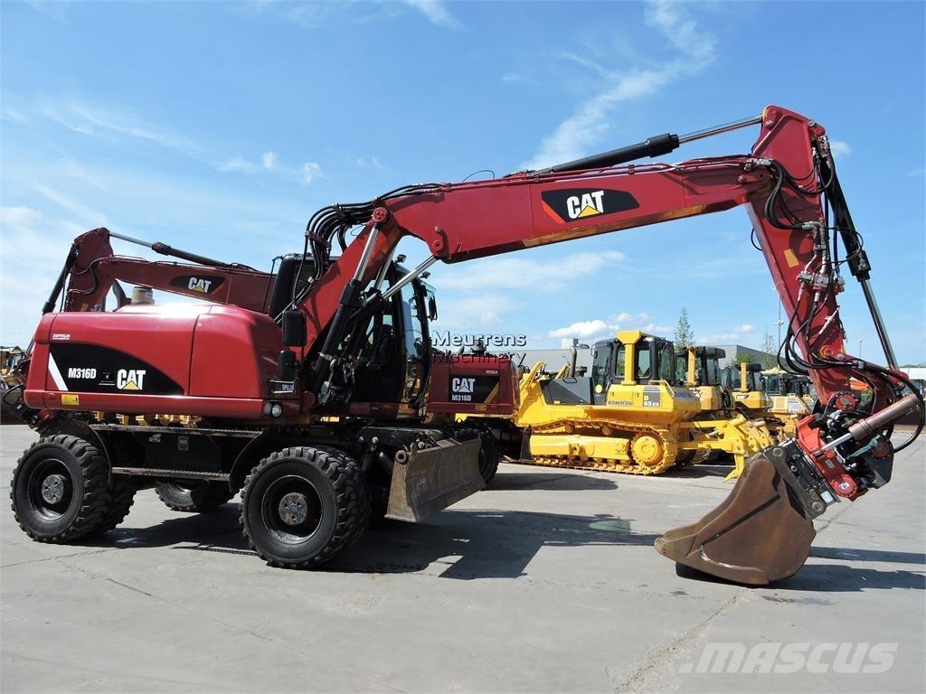 CAT M316D ROTOTILT Колесни екскаватори