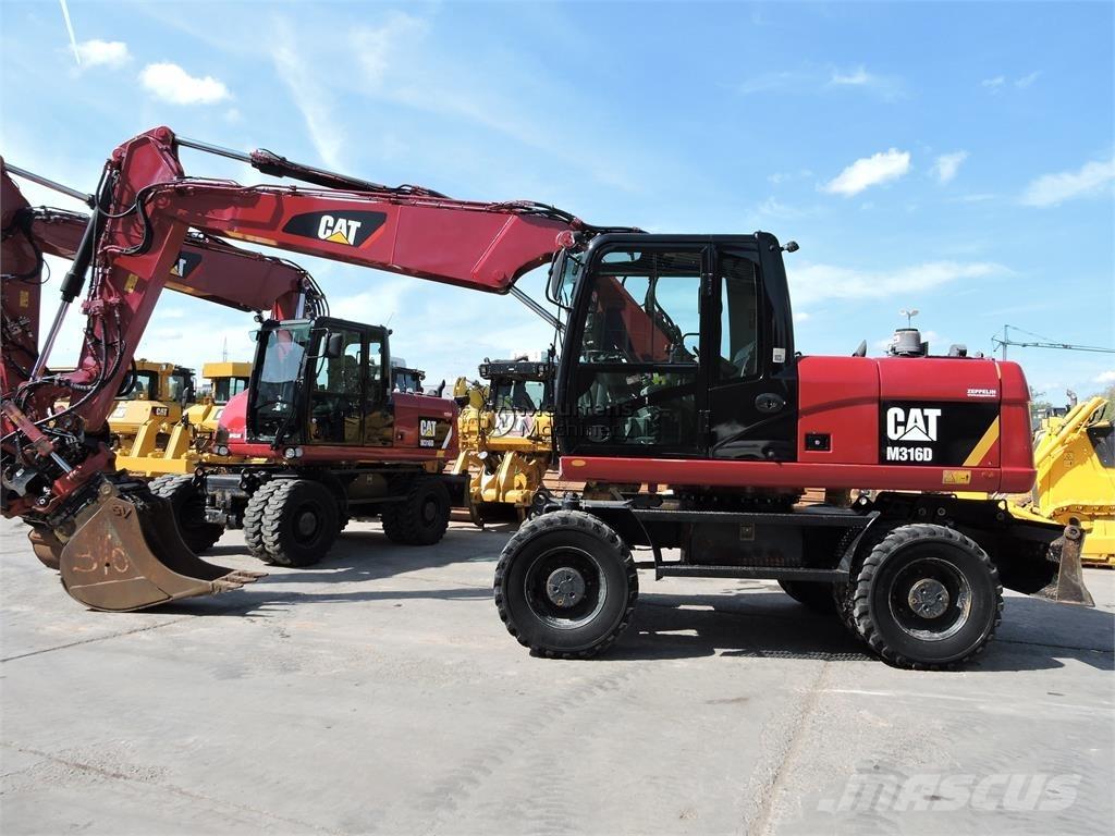 CAT M316D ROTOTILT Колесни екскаватори
