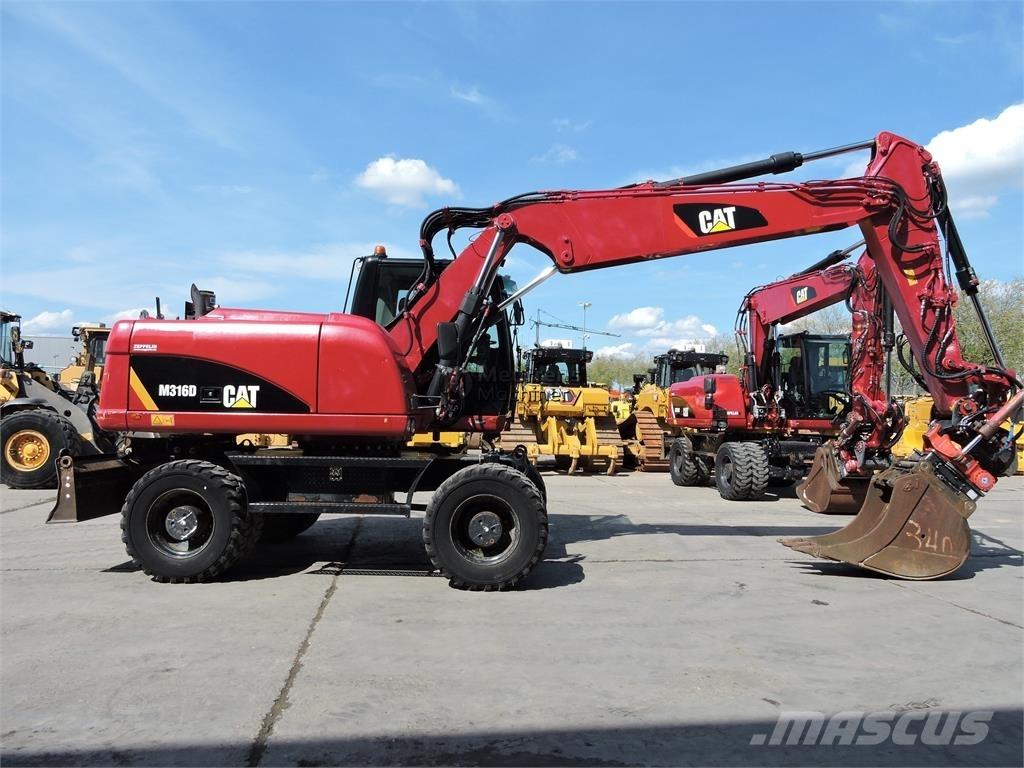 CAT M316D ROTOTILT Колесни екскаватори