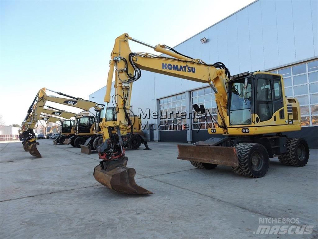 Komatsu PW148 Колесни екскаватори