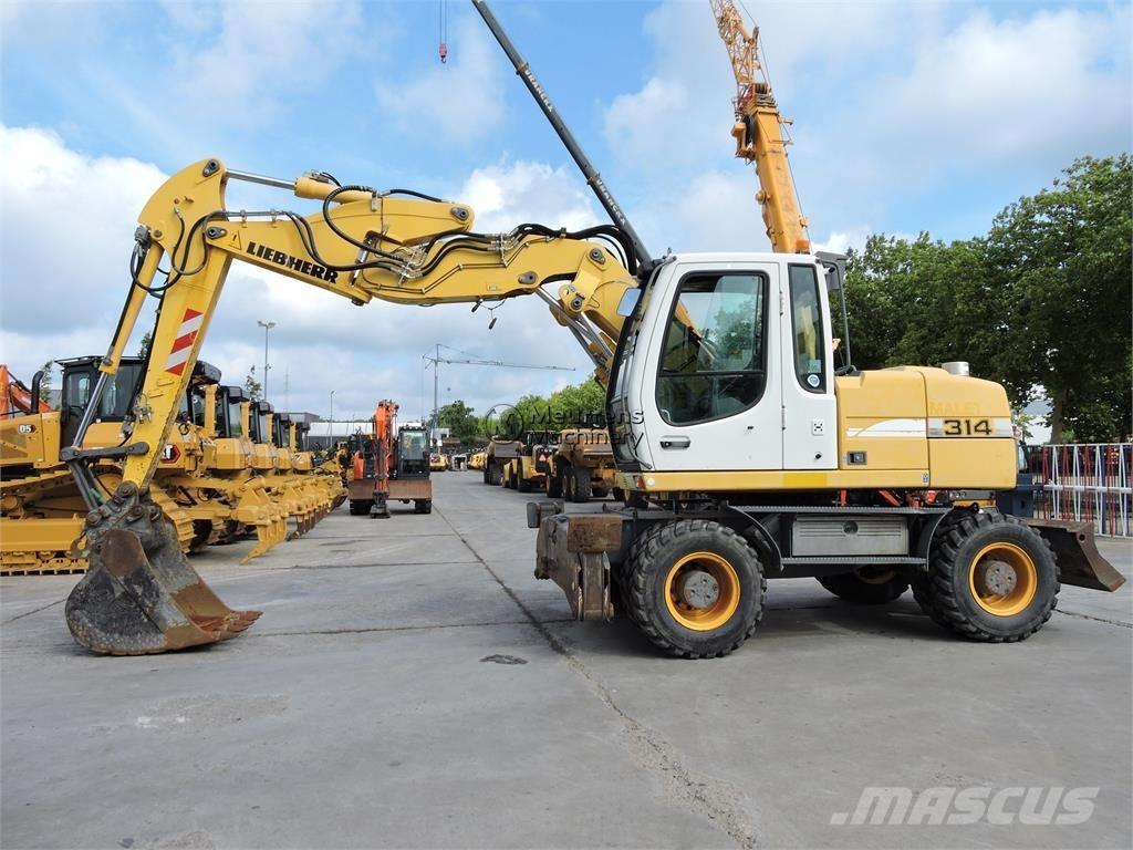 Liebherr A314 Колесни екскаватори